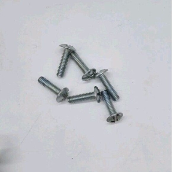 6 Vintage Dresser Drawer Furniture Pulls Handles With Screws Hardware Gold 3677 - Picture 4 of 16